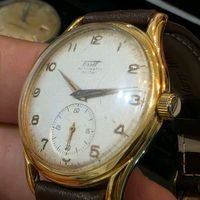 Relógio Tissot Militar 34Mm Automático 1957 Calibre Omega-Tissot R28.5 Todo Aço Assinado E Revisado